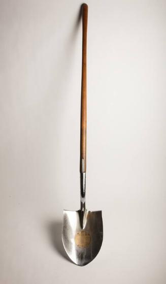 Dodger Stadium Groundbreaking shovel
