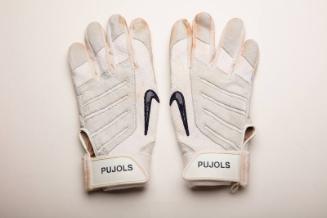 Albert Pujols 30th Season home run batting gloves