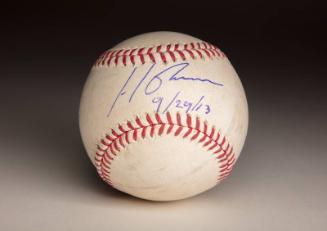 Henderson Alvarez No-Hitter Autographed baseball
