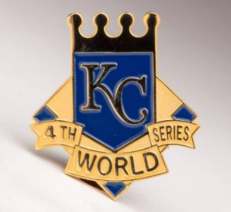 Kansas City Royals World Series press pin
