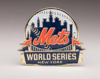 New York Mets World Series press pin