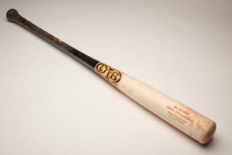Mike Moustakas World Series bat