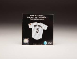 Jeff Bagwell jersey retirement pin