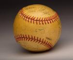 Experimental Yellow Autographed ball