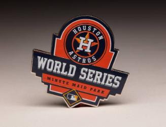 Houston Astros World Series press pin
