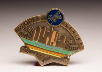 Los Angeles Dodgers World Series press pin