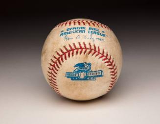 Jim Thome American League Division Series ball