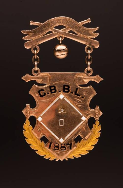 California Base Ball League Champions medal