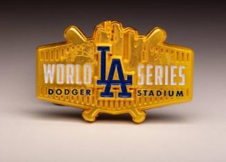 Los Angeles Dodgers World Series press pin